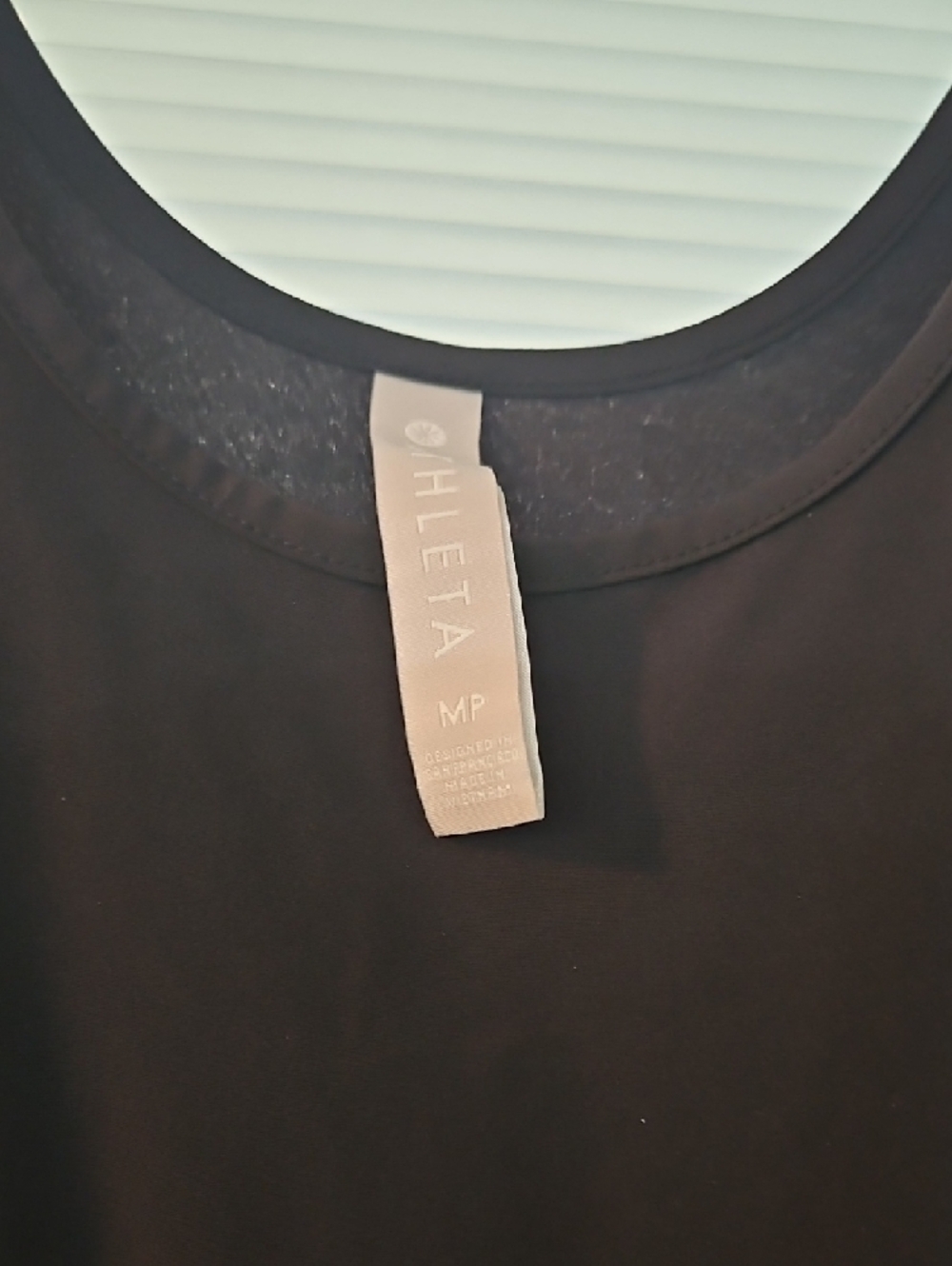 Athleta Black Scoop-Neck Tank - Picture 2 of 5